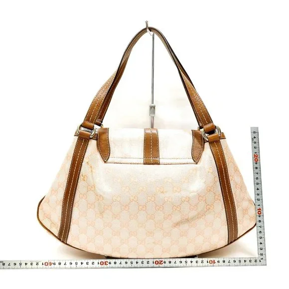 GUC Large  Pink Gucci GG Monogram Crystal Hysteria Hand Bag  Coated Canvas - Picture 10 of 12